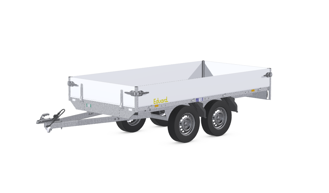 Foto 1 van 3 - Eduard plateau aanhangwagen 306 x 153 cm