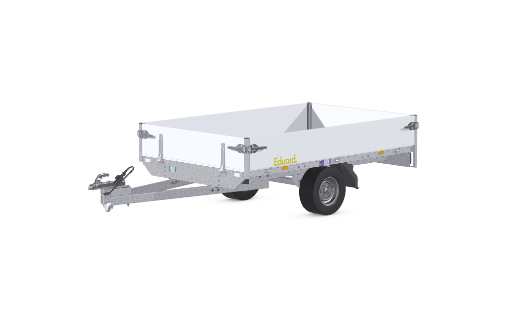 Eduard plateau aanhangwagen 2m30 x 1m45
