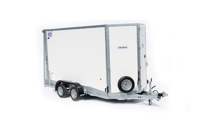 Foto 1 van 6 - Boxvan met deur- en klepsysteem 364 x 173 x 214 cm / 3500 kg