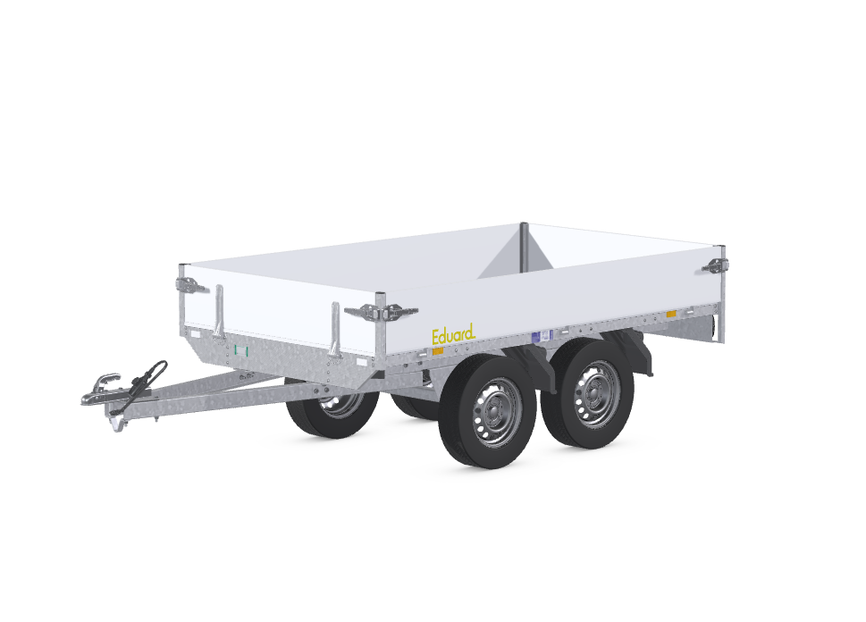 Foto 1 van 3 - Eduard plateau aanhangwagen 2m50 x 1m45