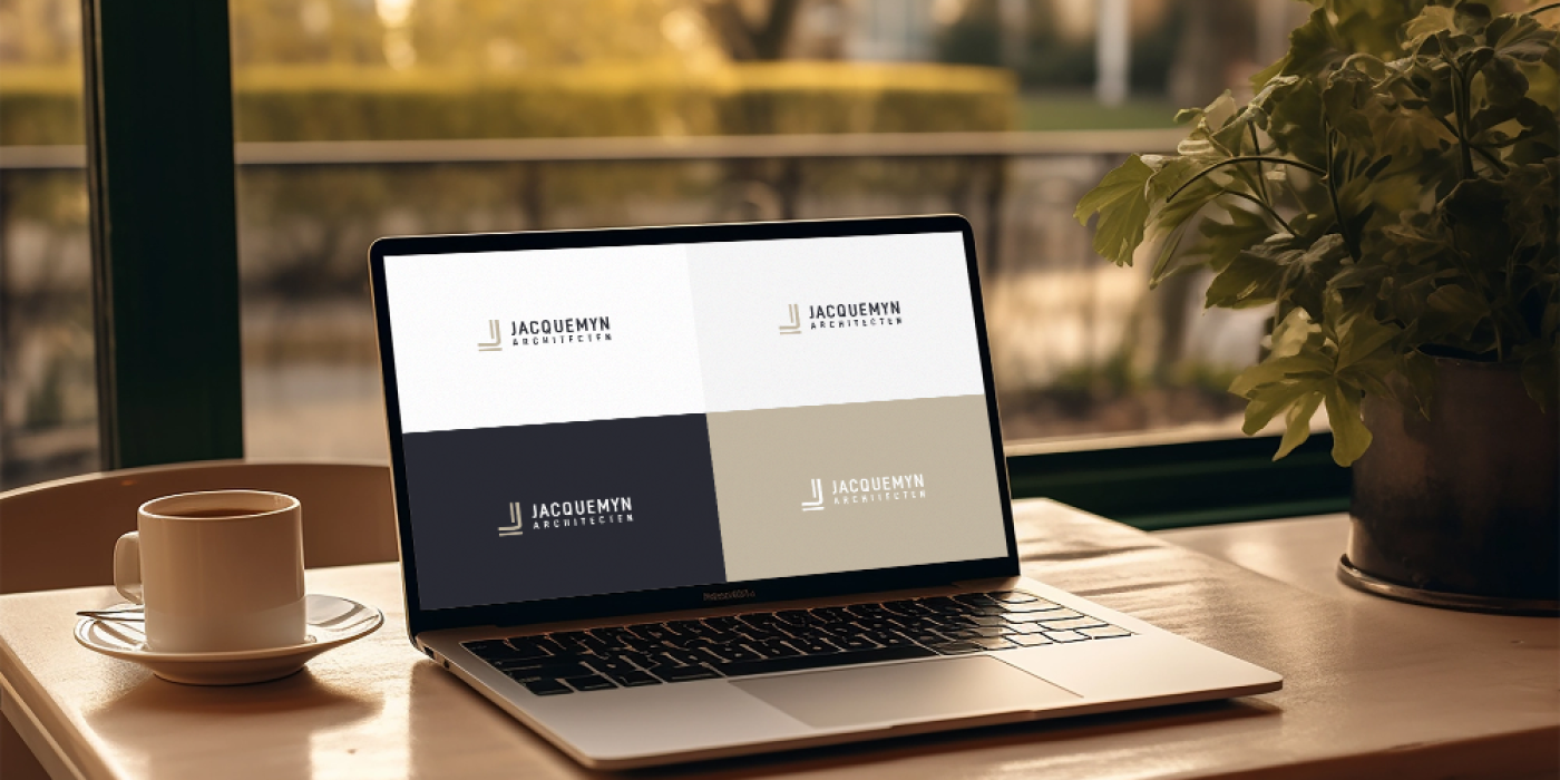Tijdloos logo en merkidentiteit voor Jacquemyn Architecten