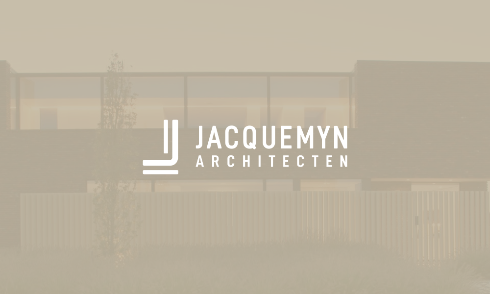Tijdloos logo en merkidentiteit voor Jacquemyn Architecten