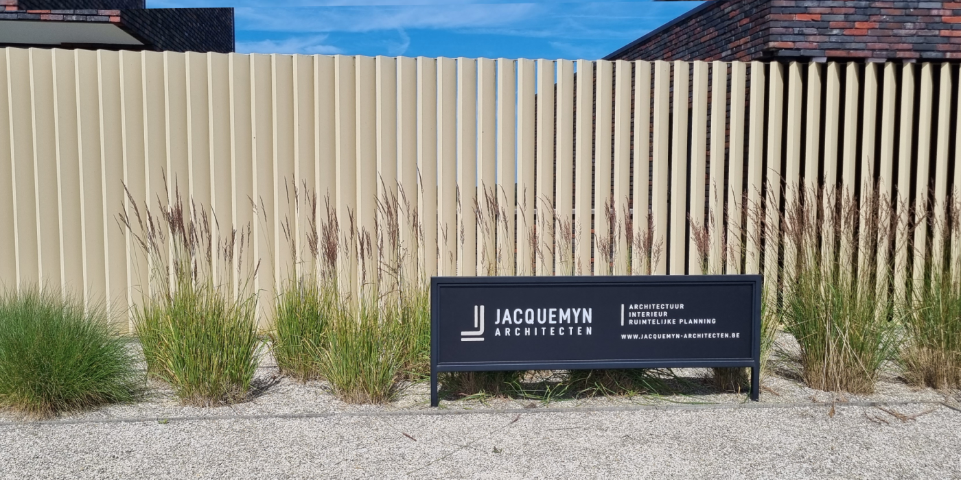 Tijdloos logo en merkidentiteit voor Jacquemyn Architecten