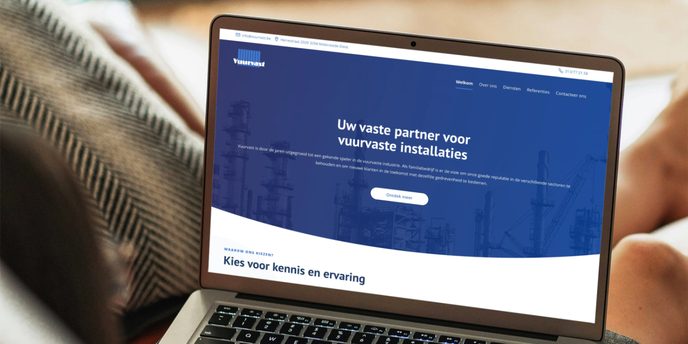 Nieuwe website voor Vuurvast: vuurvaste industrie